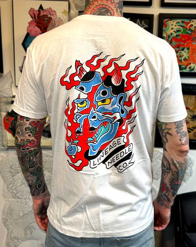 Lineage Needle Co. x Gordon Wrath McCloud Artist Series t-shirt – back view